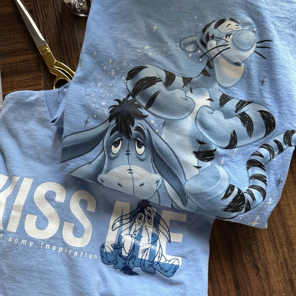Bundle of Disney Blue T-Shirt with Eeyore and Tigger